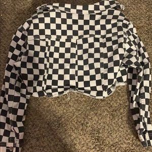 Checker Jean jacket